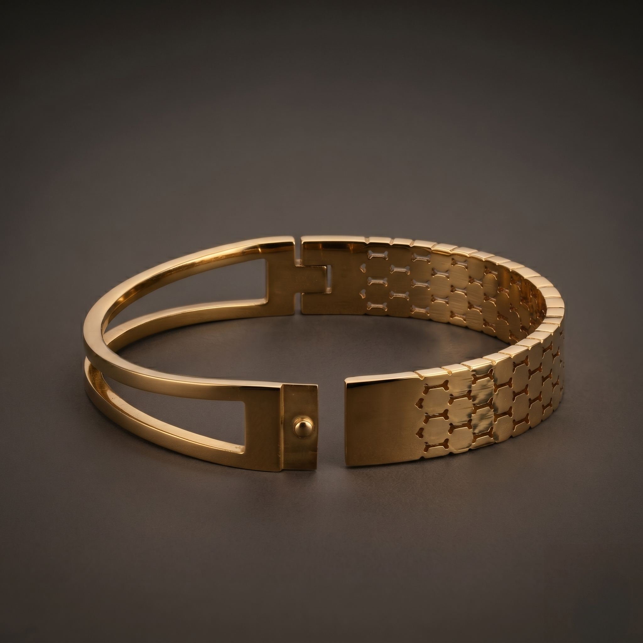 Honey Comb Bracelet detailed view - Avalna
